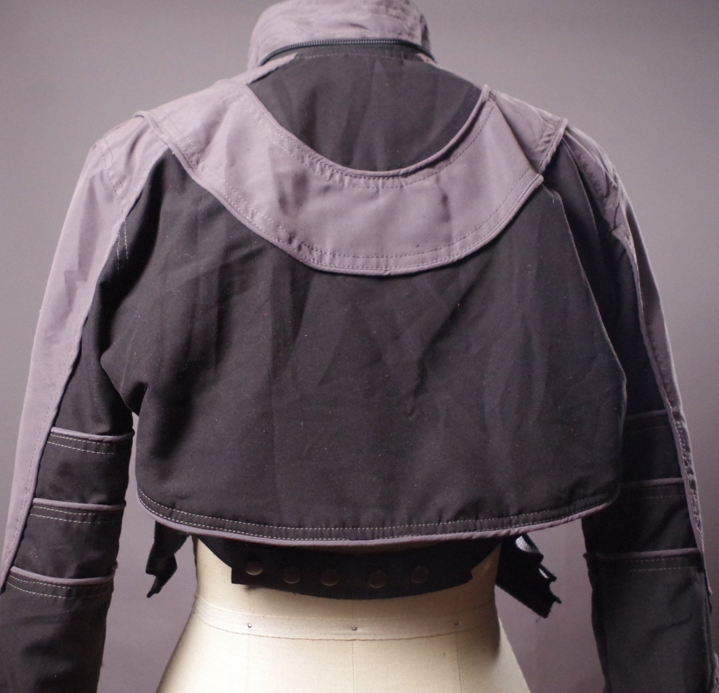 Cyberpunk women Jacket, OOAK leather jacket, Punk wear, Cyberpunk hoodie, Alternative Clothes