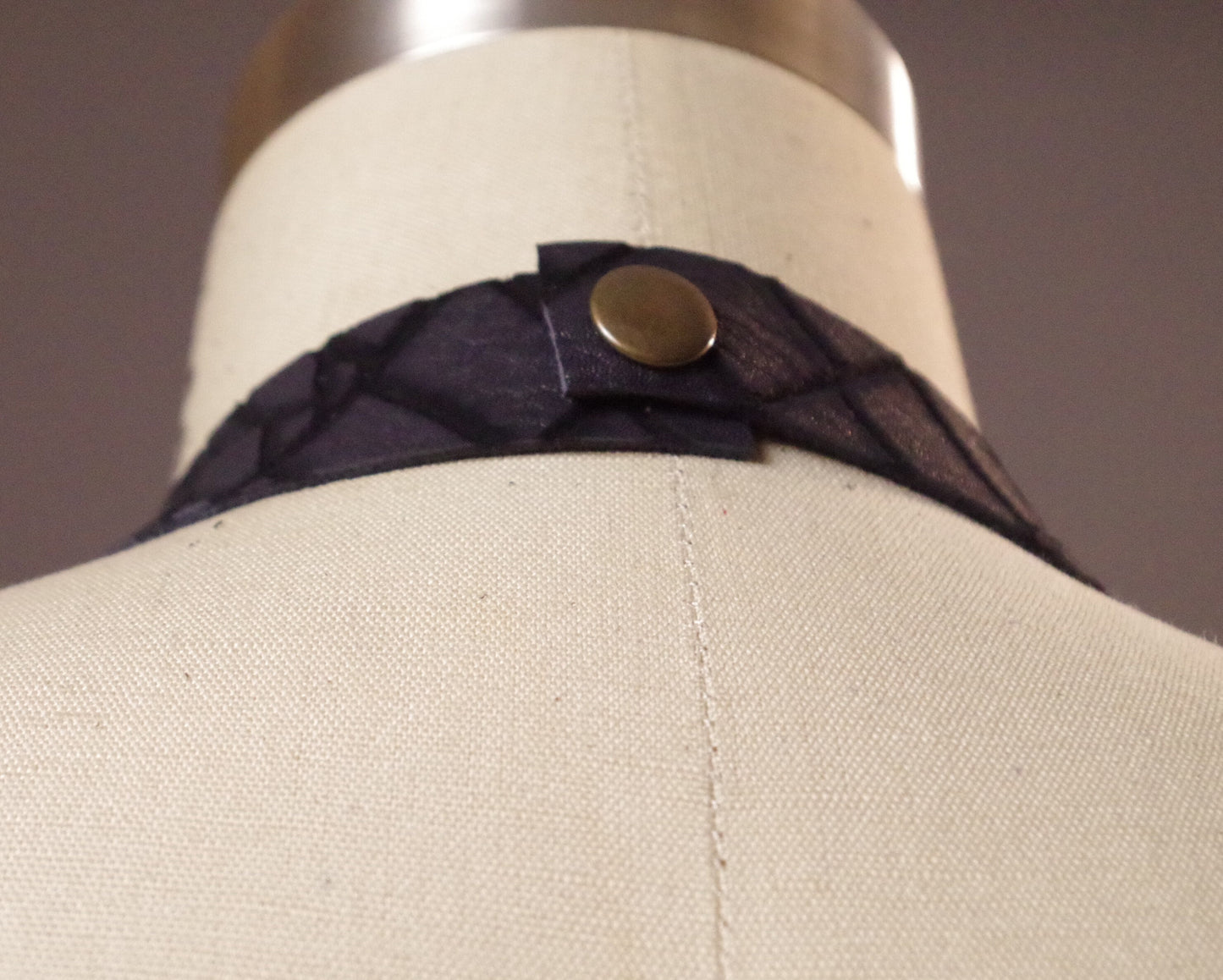 Genuine Leather Necklace - Minimalist leather necklace - Leather Jewelry