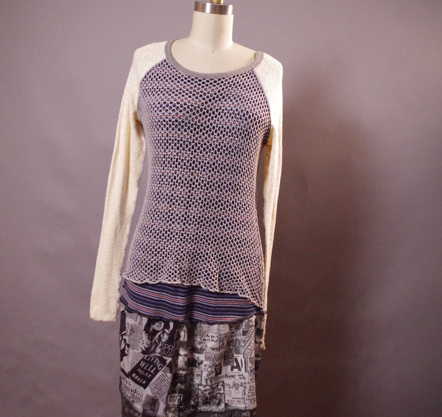 Up-cycled unique tshirt dress, Baseball tshirt dress, Up-cycled Clothing