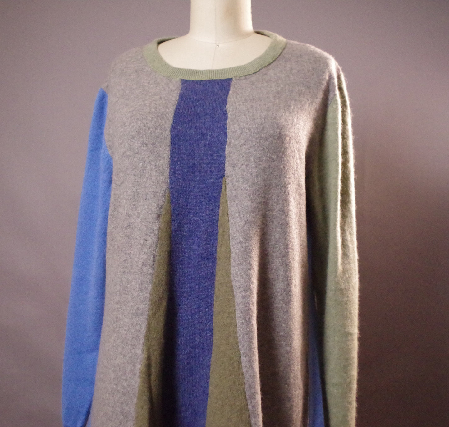 OOAK Cashmere Dress, Unique Long Cashmere Dress, Up-cycled Cashmere Dress, Up-cycled Clothing