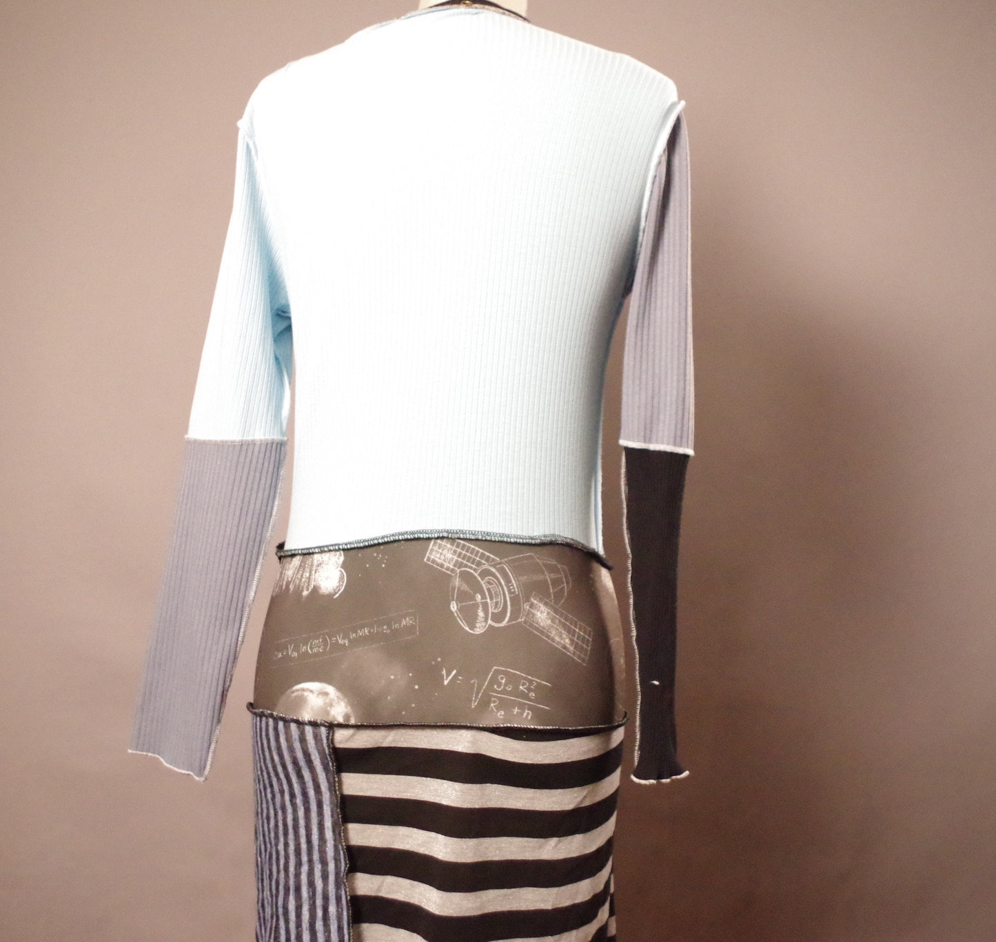 Up-cycled Patchwork Tshirt dress, OOAK Spring dress, Up-cycled Clothing