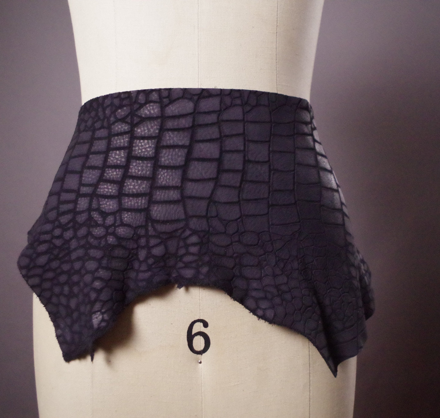 Genuine Leather Scarf, Woman Leather Scarf, Leather Accessories