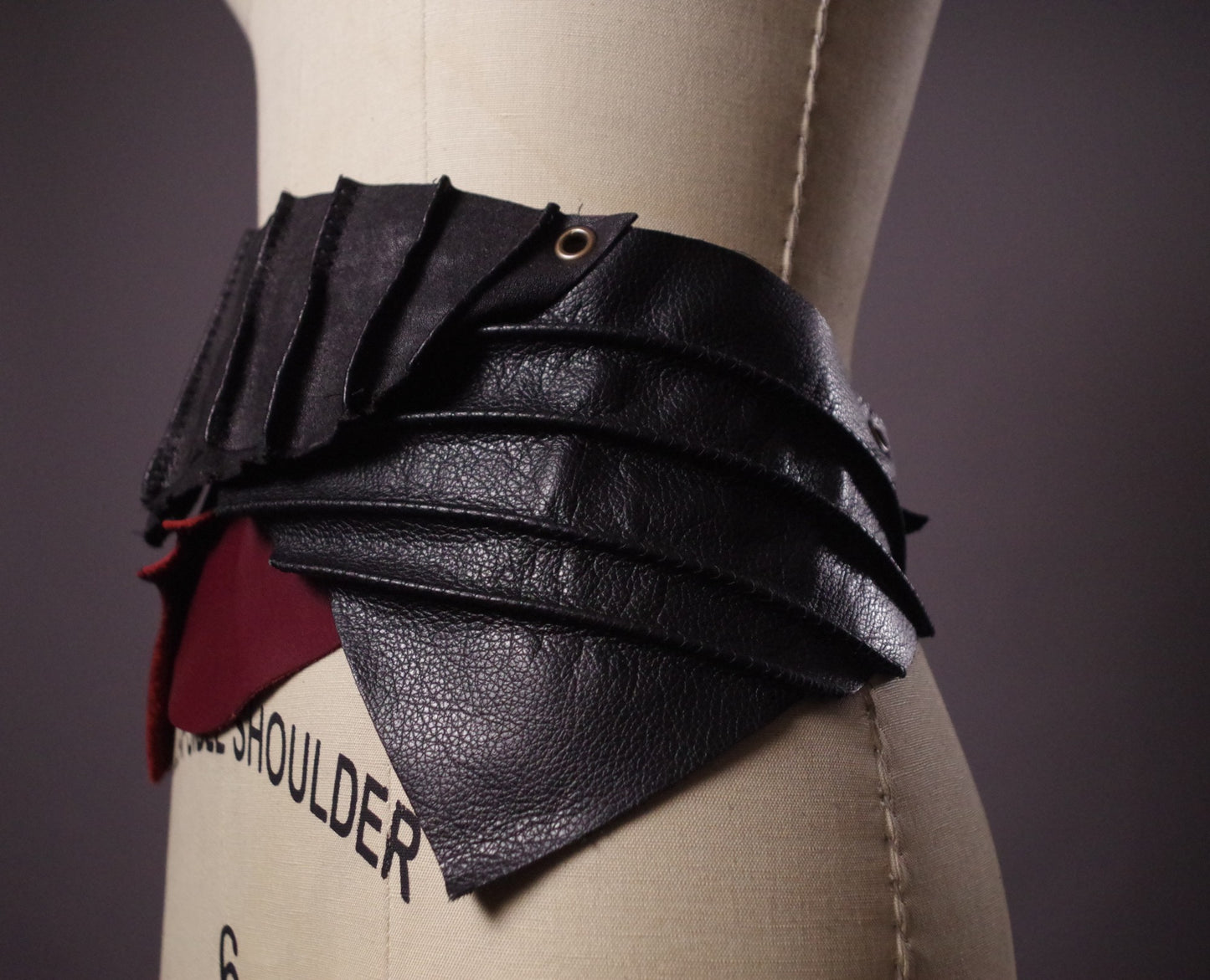 Genuine Leather Obi Burgundy Belt, Burgundy Leather Obi Belt, Women's Wrap Belt, Fashion Accessories
