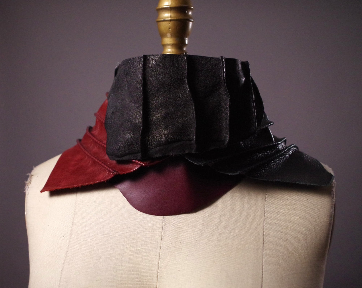 Genuine Leather Obi Burgundy Belt, Burgundy Leather Obi Belt, Women's Wrap Belt, Fashion Accessories