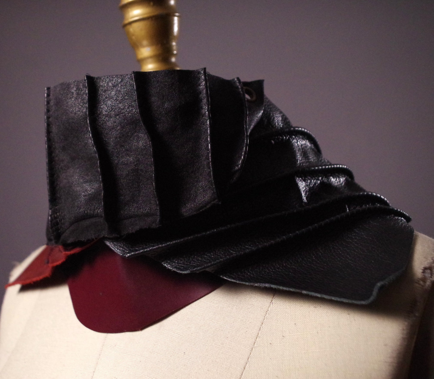 Genuine Leather Obi Burgundy Belt, Burgundy Leather Obi Belt, Women's Wrap Belt, Fashion Accessories