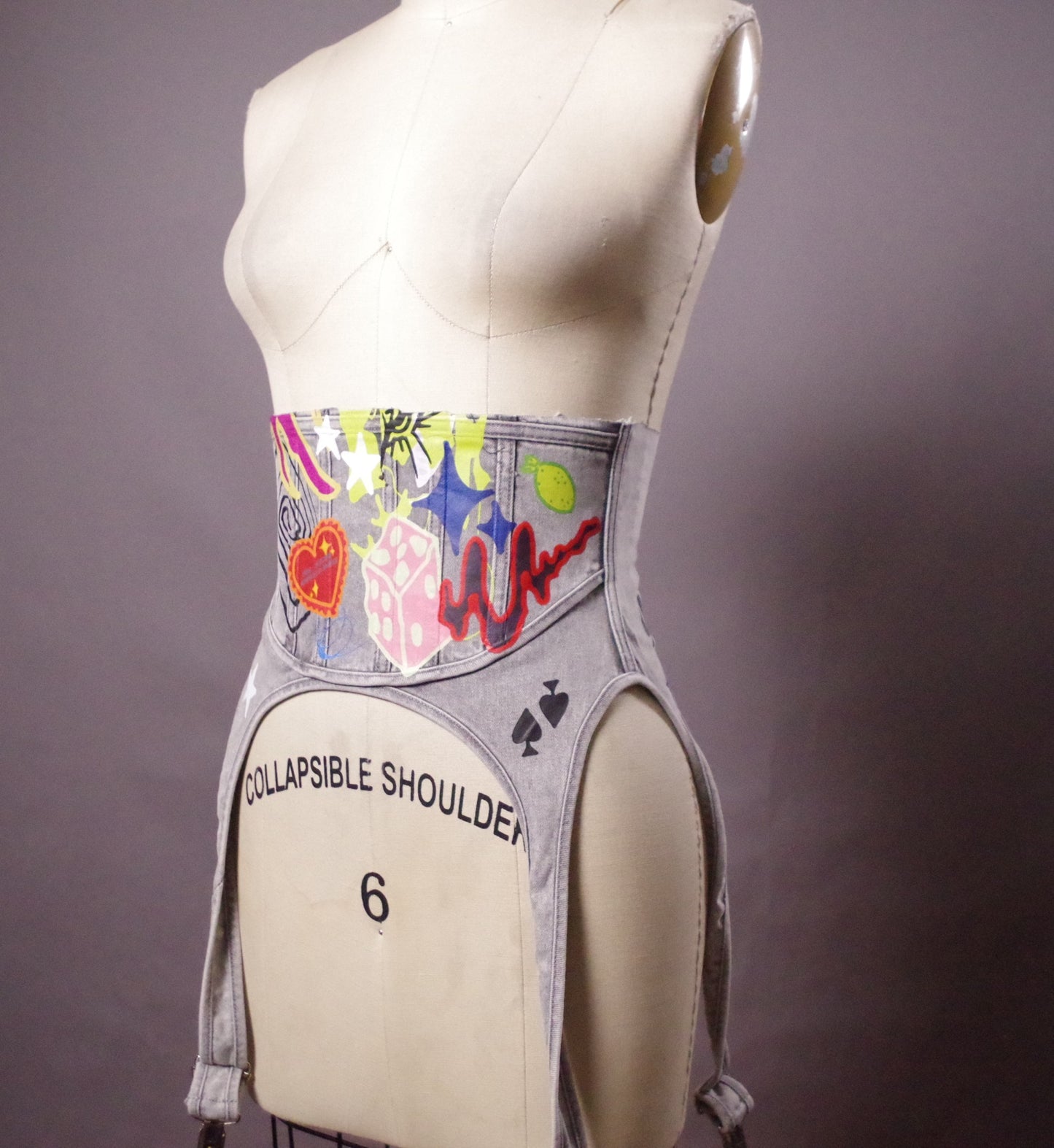Unique Denim Corset Belt, Up-cycled Corset Jean Belt, Denim Jean Belt, SUNIQ Unique Denim Corset Belt, Up-cycled Corset Jean Belt, Denim Jean Belt, SUNIQ