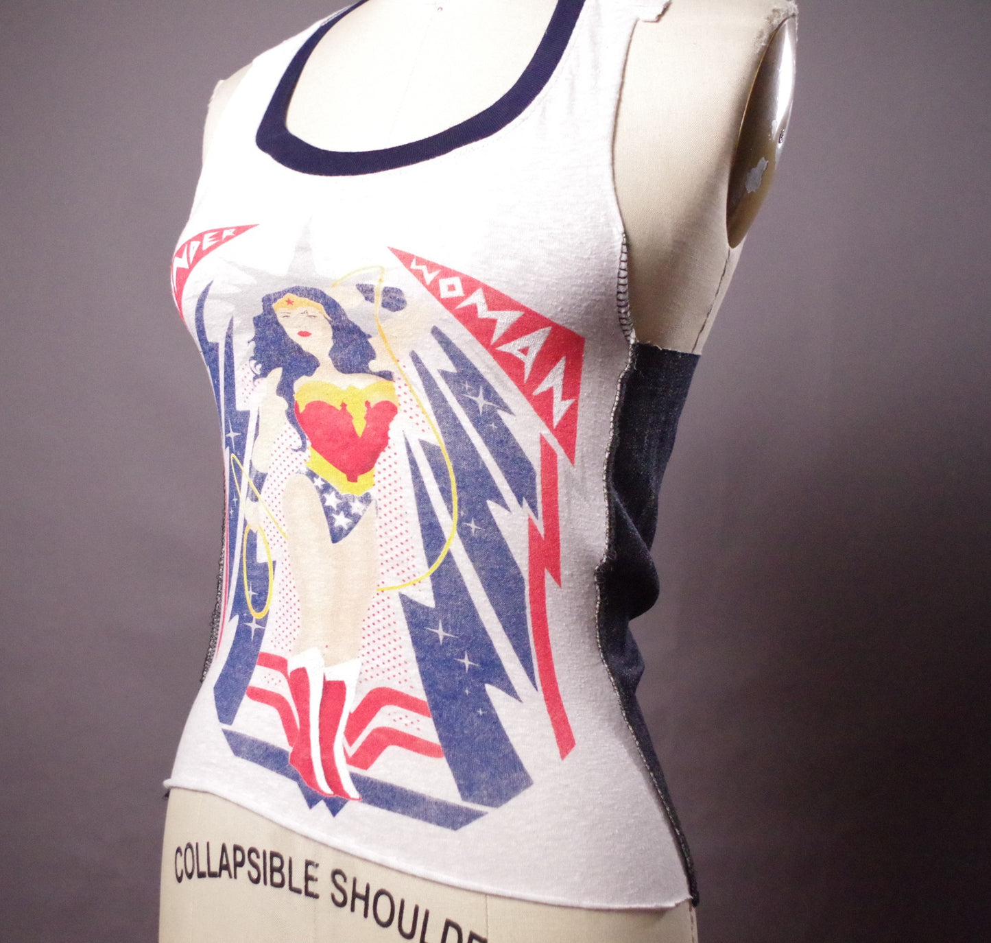 Jean Corset Top, Tshirt Denim Corset Top, Jean Denim Summer Top